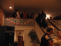 The mezzanine was setup with some additional auction items